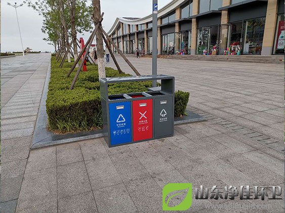 鋼制分類(lèi)果皮箱